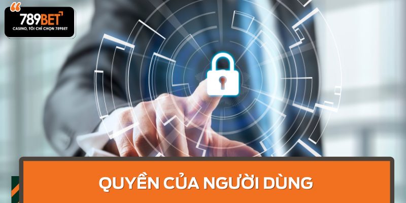 Quyền của người dùng theo chính sách bảo mật